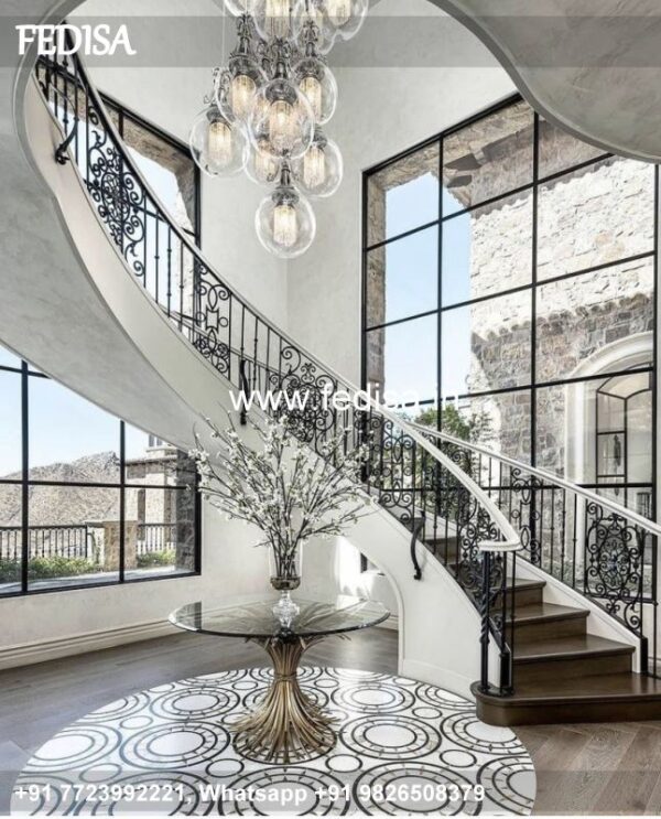 Luxury Stair Grill Design Steel Stairs Design For Indian Houses Cast Iron Design For Balcony