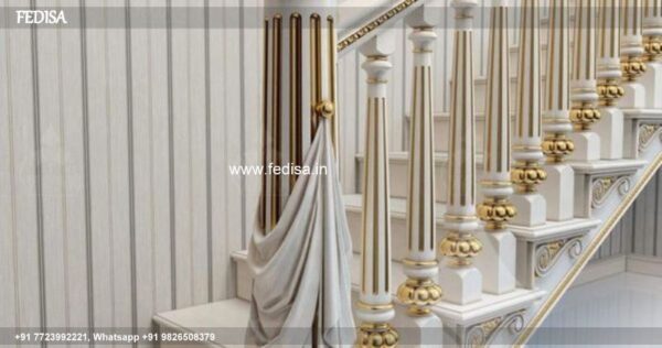 Luxury External Staircase Design Steel Grill Stairs Design With Glass Church Window Grill Design