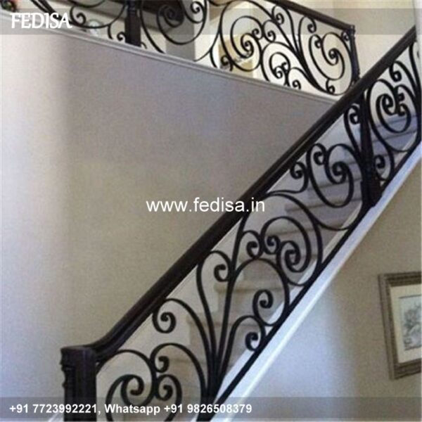 Luxury Duplex Steps Design Stairs Glass Grill Design Collapsible Staircase Design