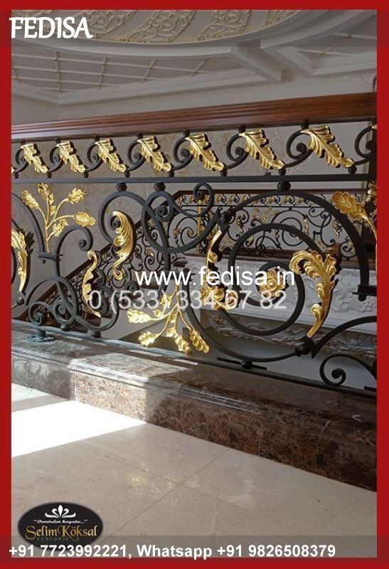 Classic Simple Stair Railing Design Spiral Design Stairs Design Of Safety Door Grill