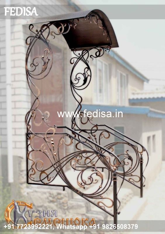 Classic Duplex Stairs Wall Design Bungalow House With Stairs Inside Designer Grill Door