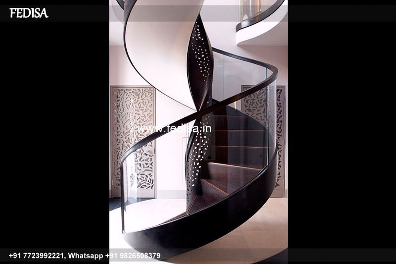 Classic Stairs Design Outside Home Staircase Railing Design Iron Elegant Spiral Staircase