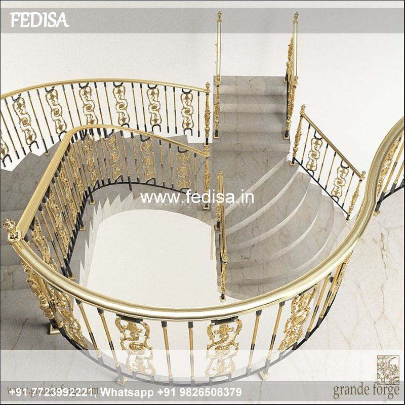 Classic Stairs In Hall Design Stair Rod Design Elegant Window Grill Design