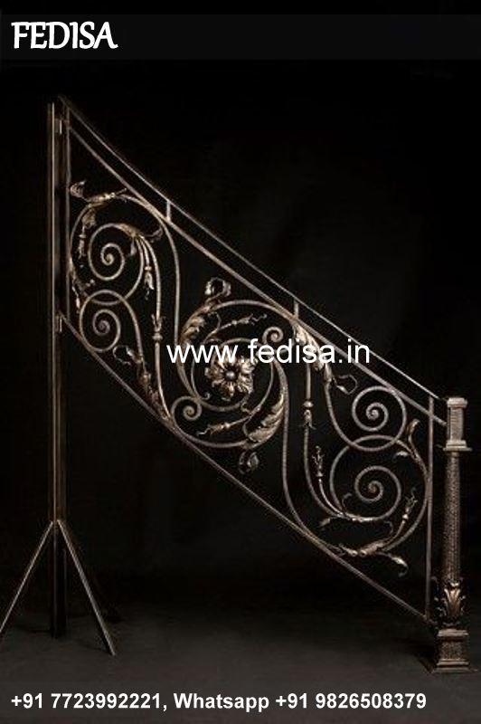 Luxury Modern Stairs Railing Designs In Steel Stainless Steel Grill Design For Staircase Front Railing Design Of Home