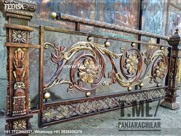 Classic Front Staircase House Design Low Cost Stair Design For Indian Houses Gallery Design Grill