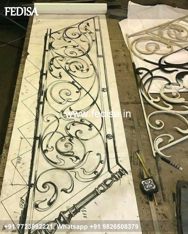 Classic Main Gate Stairs Design Outside Staircase Grill Design Gate And Railing Design