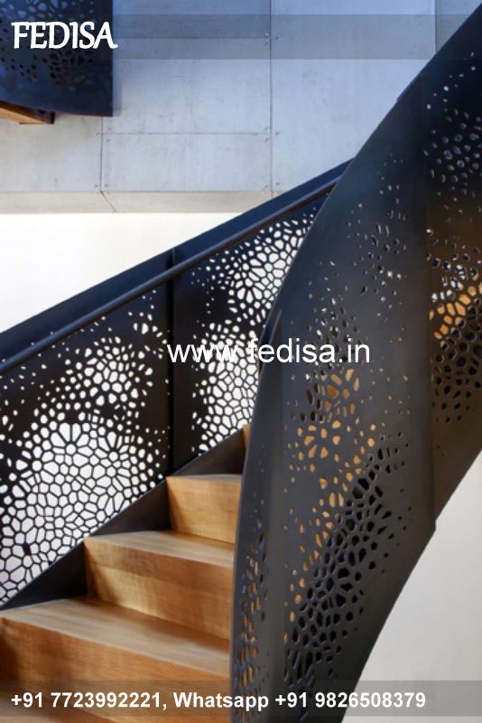 Luxury Duplex Steps Modern Victorian Staircase Ghar Ke Chhat Ki Railing Design