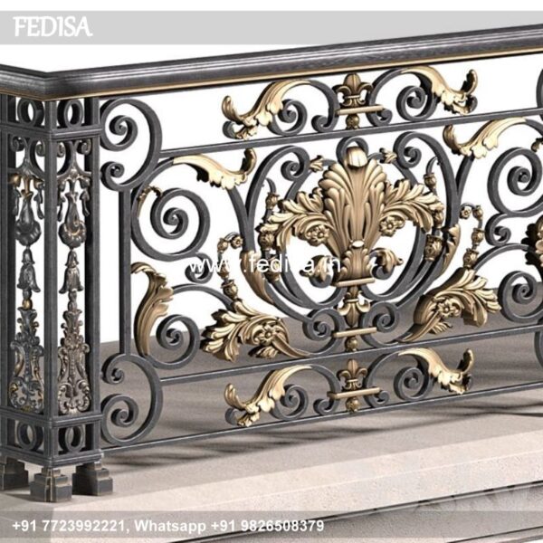 Classic Modern Steel Stair Railing Design Exterior Staircase Wall Design Glass Khidki Design