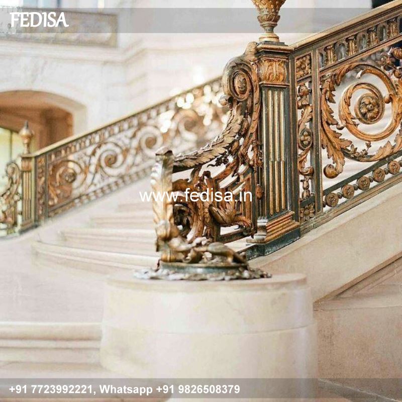 Luxury Round Stair Railing Design Kota Stone Design For Stairs Grill Design Modern