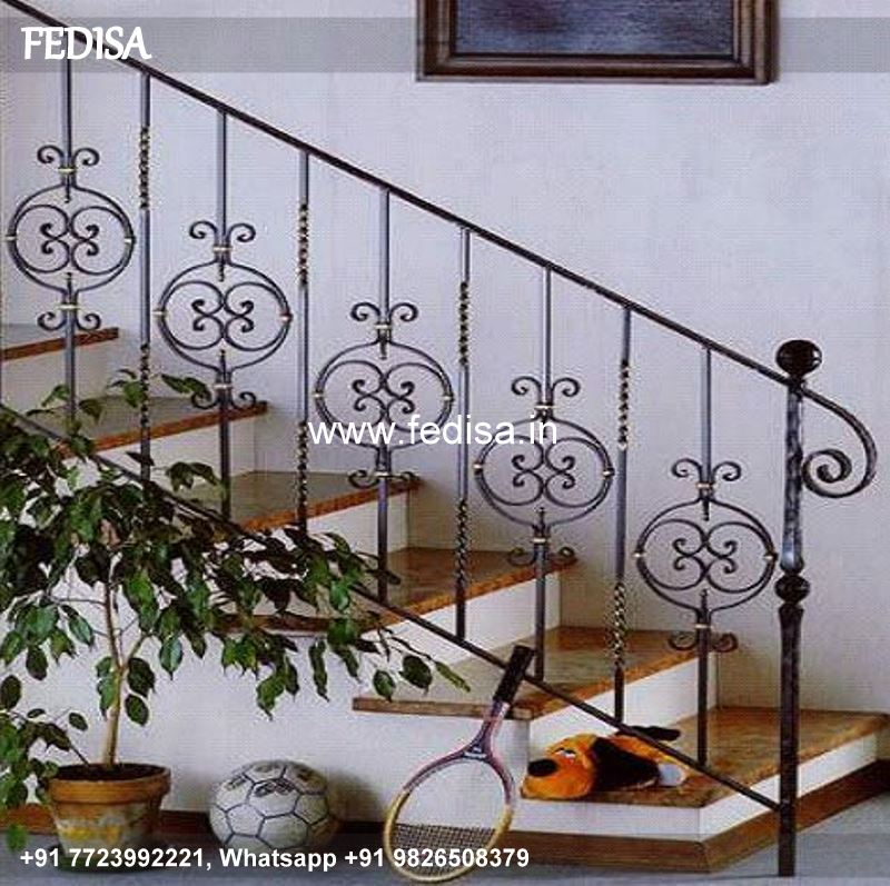 Luxury Stair Room Window Design Outside Home Stairs Design Grill Design Steel Front