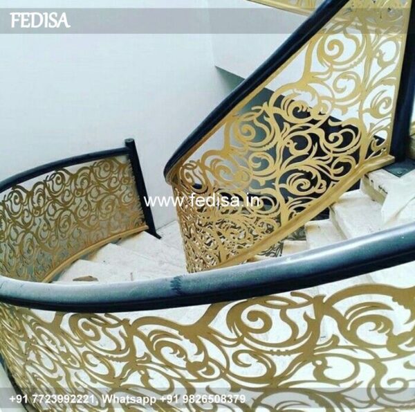 Classic Modern Staircase Latest Handrail Designs Grill Door For House