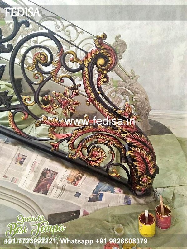Classic Staircase Glass Design Fire Stair Design Grill Gate Design For Main Gate