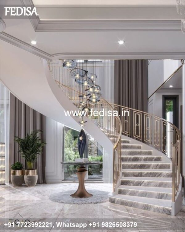 Luxury Concrete Stairs Design Ss Pipe Staircase Design Grill Gate Work
