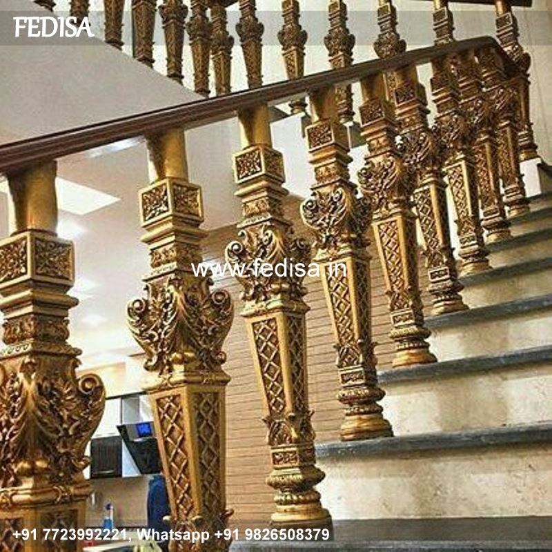 Luxury Stairs Style Ultra Modern Staircase Grill Plain Design