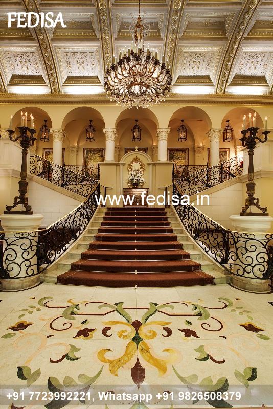 Classic Spiral Staircase Design For Small Spaces Stair Step Tiles Design Half Round Window Grill