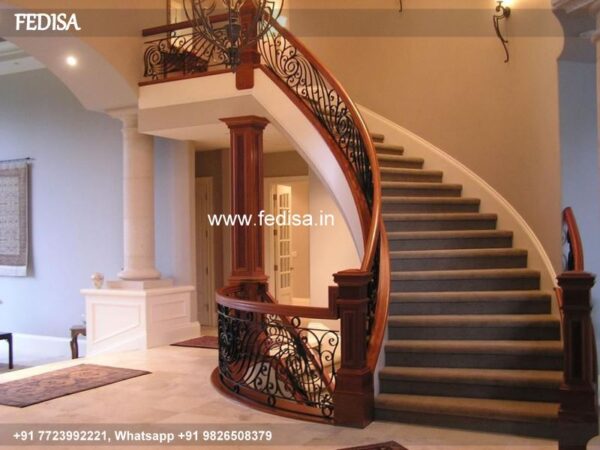 Classic Modern Iron Stair Railing Design Staircase For House Home Parapet Grill Design