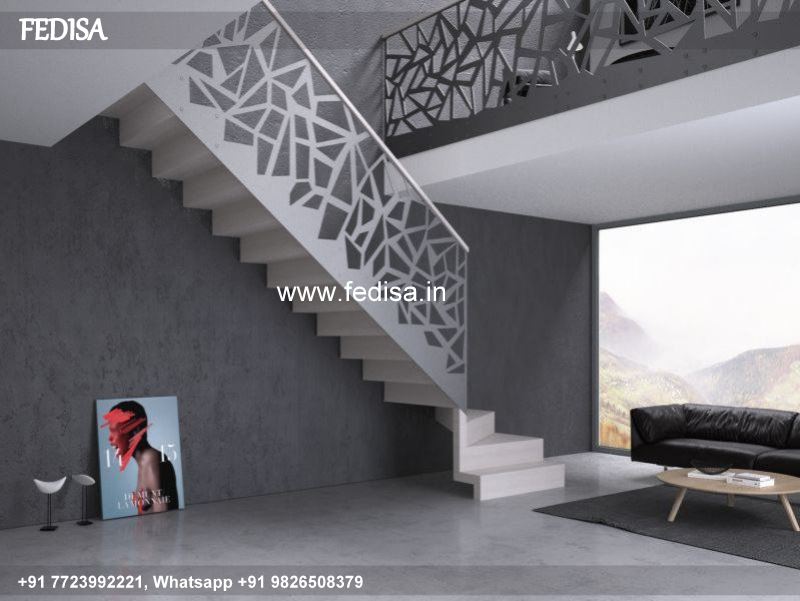 Luxury Contemporary Staircase Design Stainless Steel Grill For Stairs Home Railing Front Design