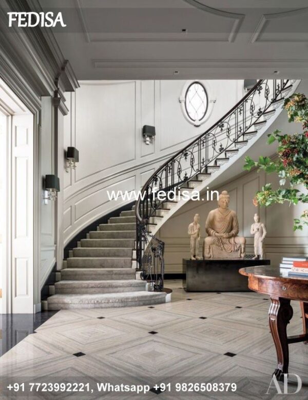 Classic Staircase Marble Flooring Design Modern Granite Staircase House Railing Plaster Design