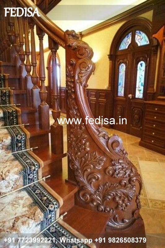 Classic Staircase Wooden Handrail Design Staircase Design For 12 Foot Ceiling Inner Staircase Design House