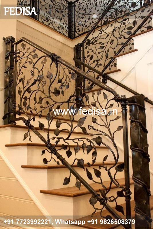 Classic Under Stairs Design Wood Design For Staircase Iron Grill Design For Balcony Price