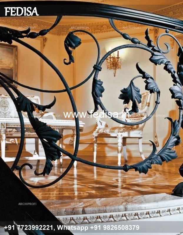 Classic Stair Room Design Railing Design Iron Pipe Stair Railing Design