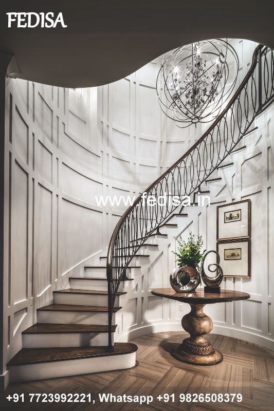 Classic Double Molding Marble Stairs Lohe Ki Railing Iron Steel Grill Design