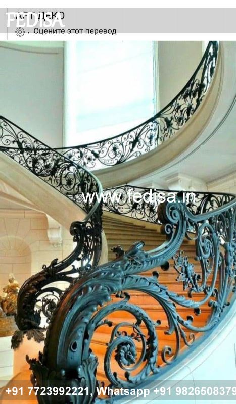 Luxury Pipe Railing For Stairs Terrace Railing Design Iron Window Grill Gate Design
