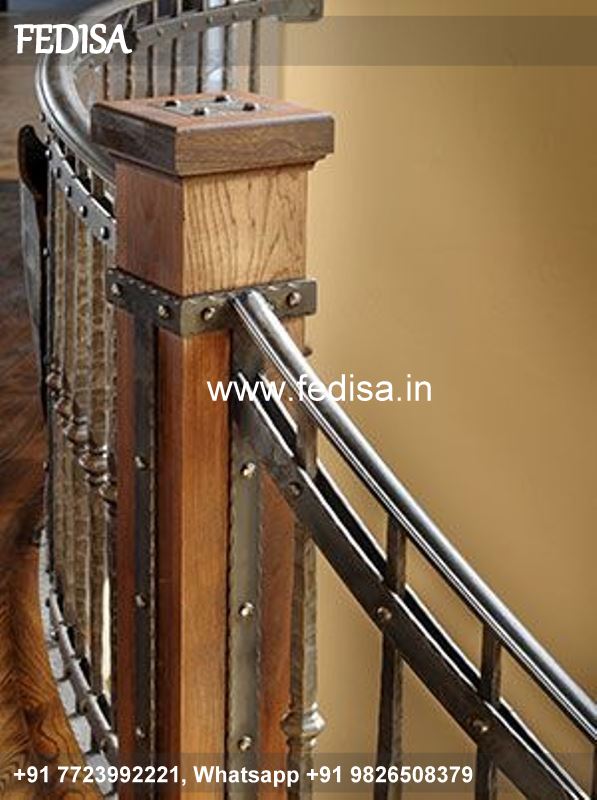 Classic Duplex Staircase For Small House Pipe Railing Iron Window Simple Design