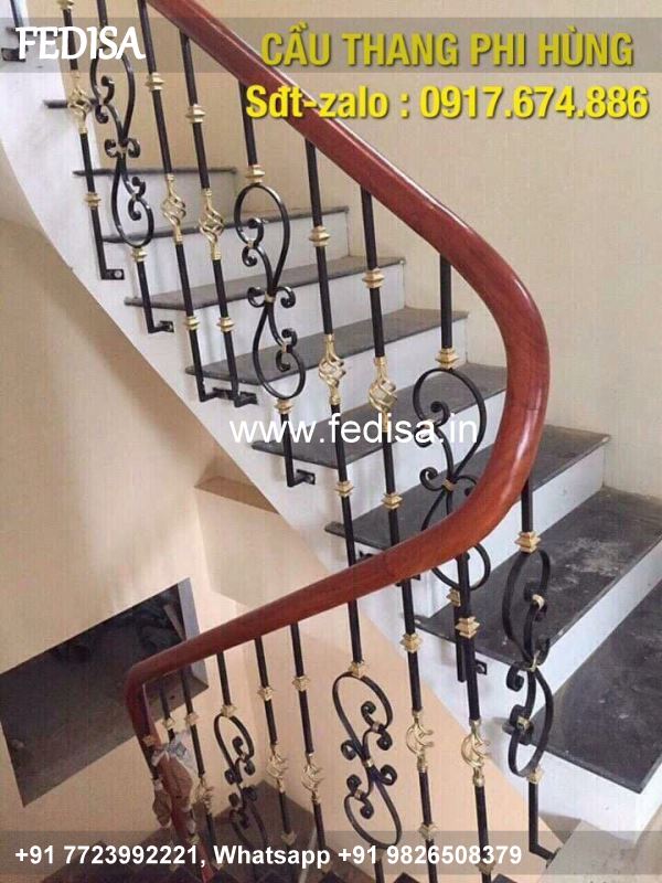 Classic Stair Case Hand Rail Designs Grill Glass Design Lakdi Ki Railing Ka Design