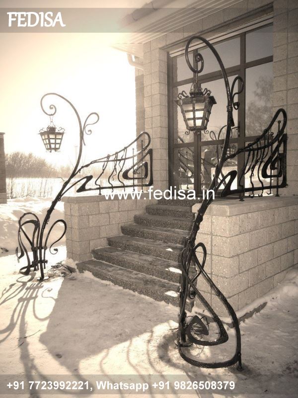 Classic Stairs For Small House Garden Railing Design Latest Ss Grill Design