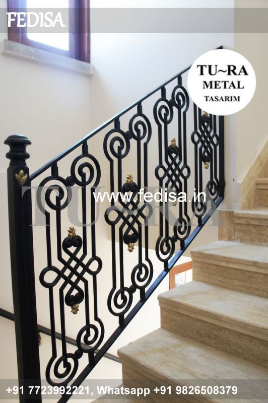 Classic Stair Color Design Stainless Steel Balcony Grill Design Latest Stairs Design 2020