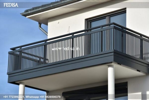 Luxury Exterior Concrete Stairs Design Wooden Railing Design For Balcony Lobby Design Under Stairs