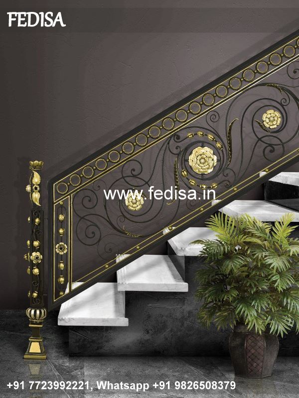 Classic Staircase Window Design Exterior Stainless Steel Staircase Design Loha Jina Railing Design