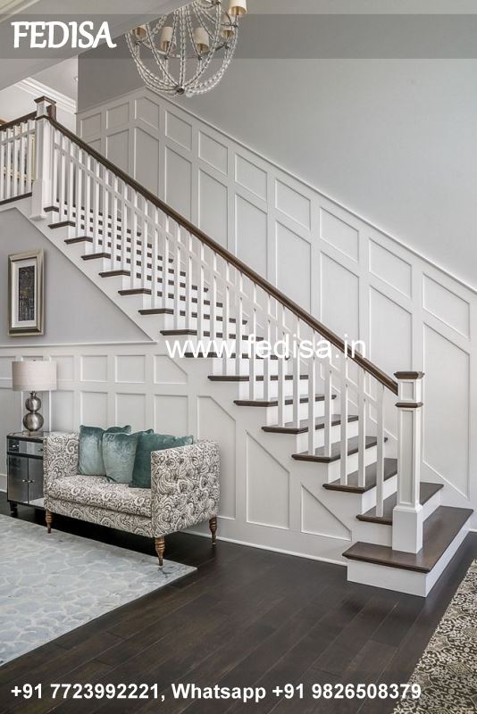 Classic Stairs Design For Indian House Outside Round Balcony Grill Design Main Entrance Grill Door Design