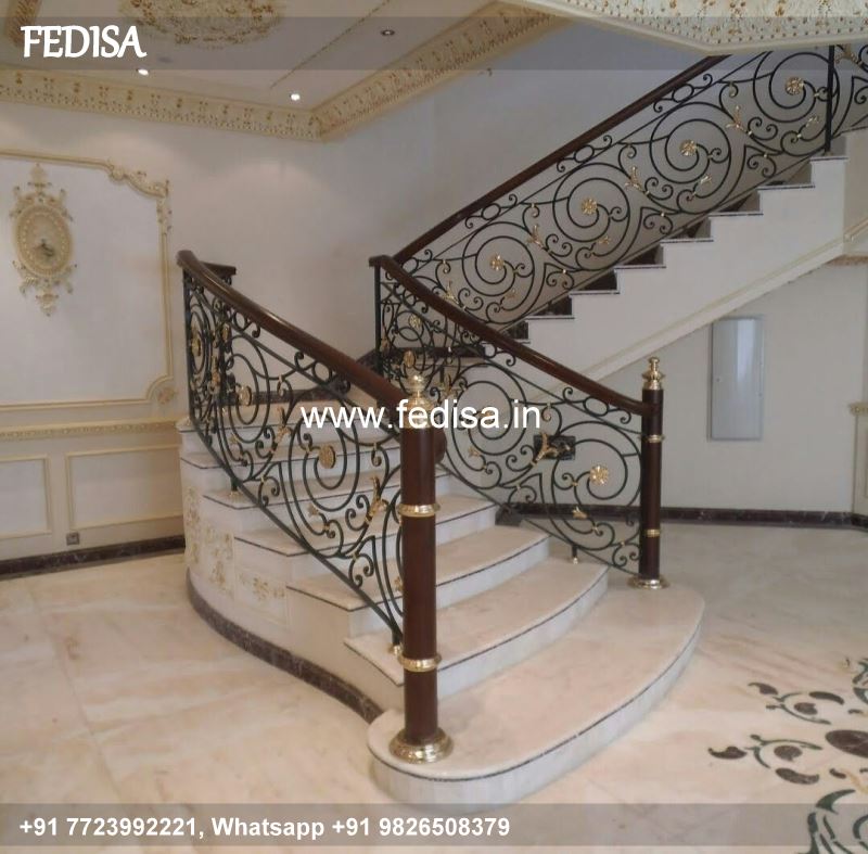 Luxury Modern Stair Railing Side Railing Design Main Window Grill Design