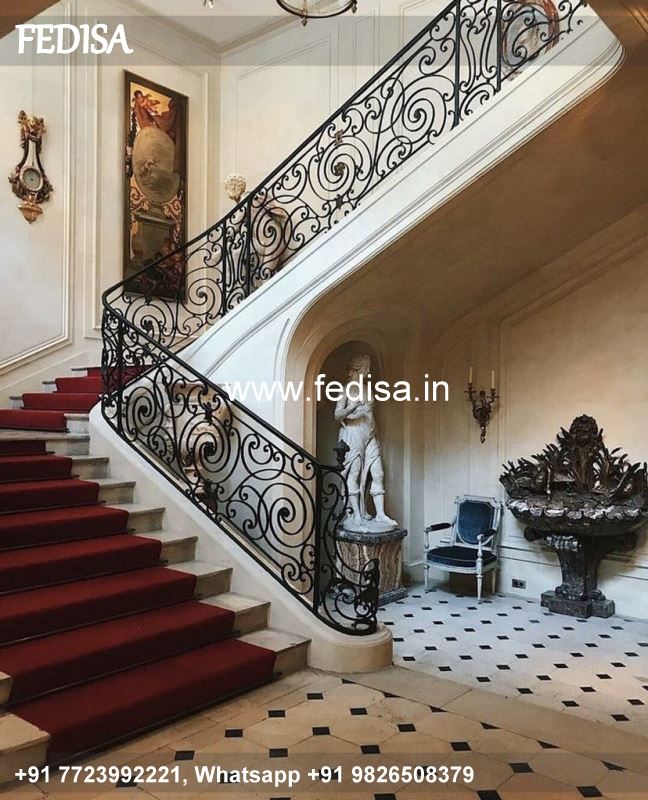 Luxury Ss Staircase Design Main Gate Railing Design Mild Steel Window Grill Design