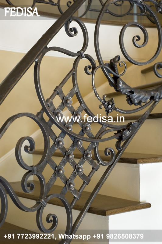 Classic Duplex Staircase For Small House Modern Steel Railing Design For Balcony Modern Curved Stair Railing