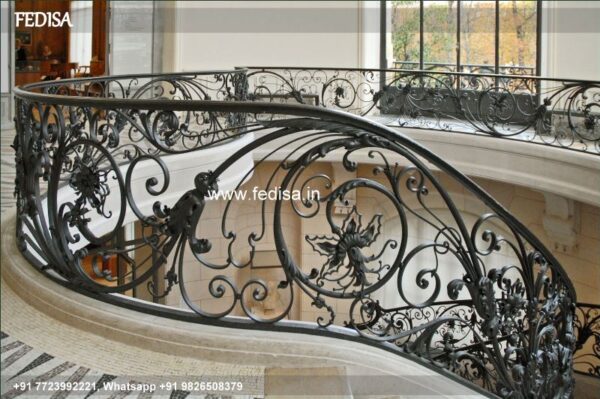 Luxury Floating Staircase Structural Design Ss Front Railing Design Modern Ss Railing Design
