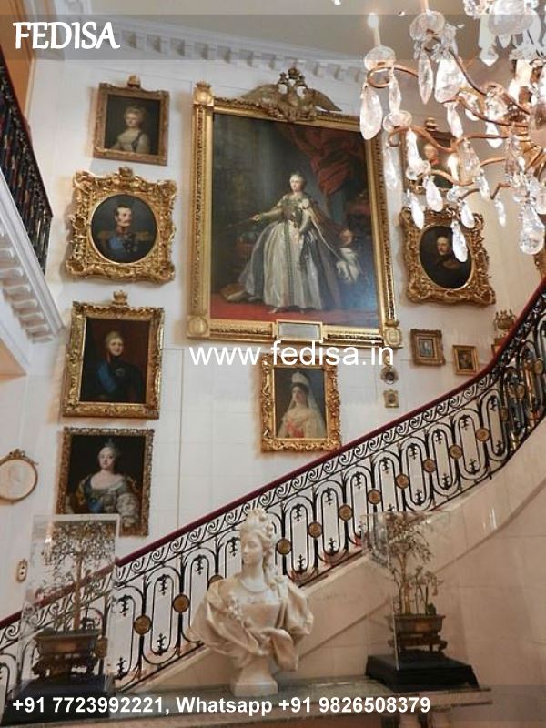 Classic Black And White Stairs Design Railing Style Modern Stainless Steel Staircase Railing