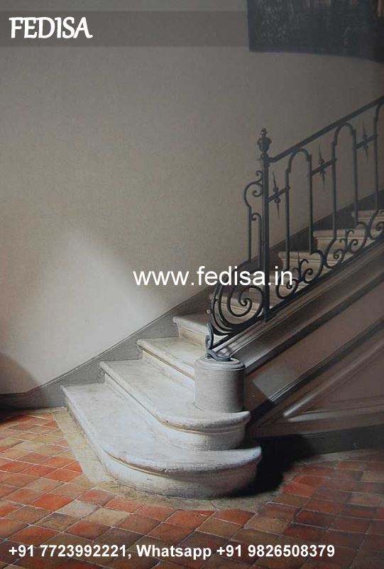 Luxury Double Staircase House Plans Metal Baluster Designs Modern Style Stairs