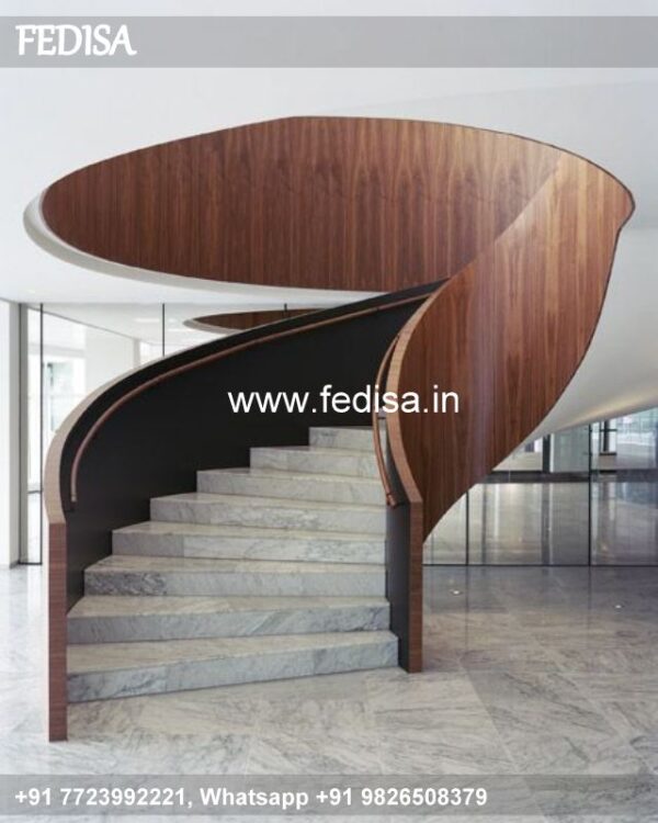 Classic Hanging Stairs Design Steel Grill With Glass Design Modern White Staircase