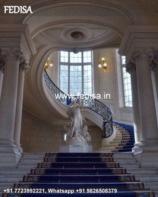 Luxury Zaha Hadid Stairs Front Roof Railing Design Ms Balcony Grill