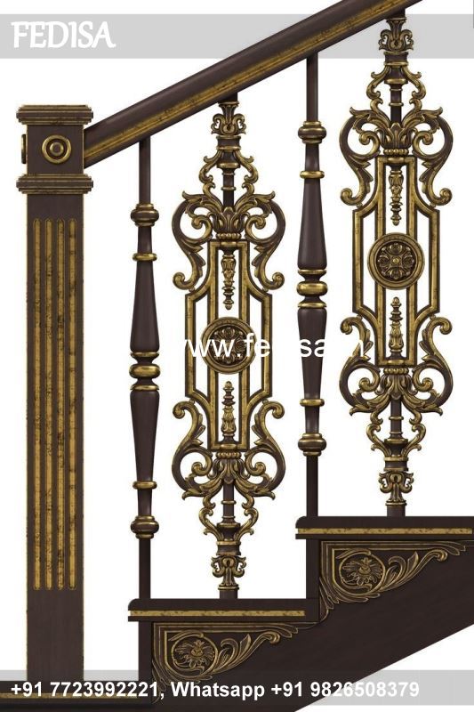 Classic Interior Concrete Stairs Design Steel Rod Design For Balcony Ms Steel Window Design