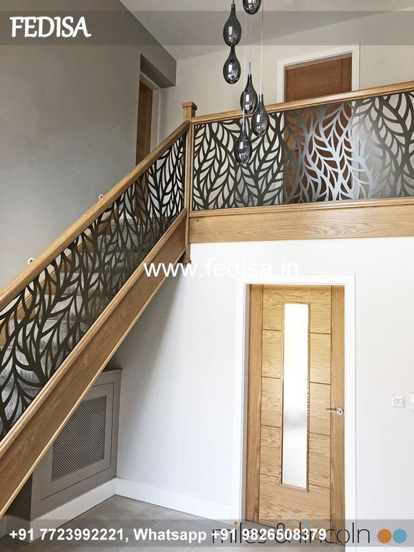 Classic House Entrance Stairs Design Staircase Side Railing Design New Handrail Design