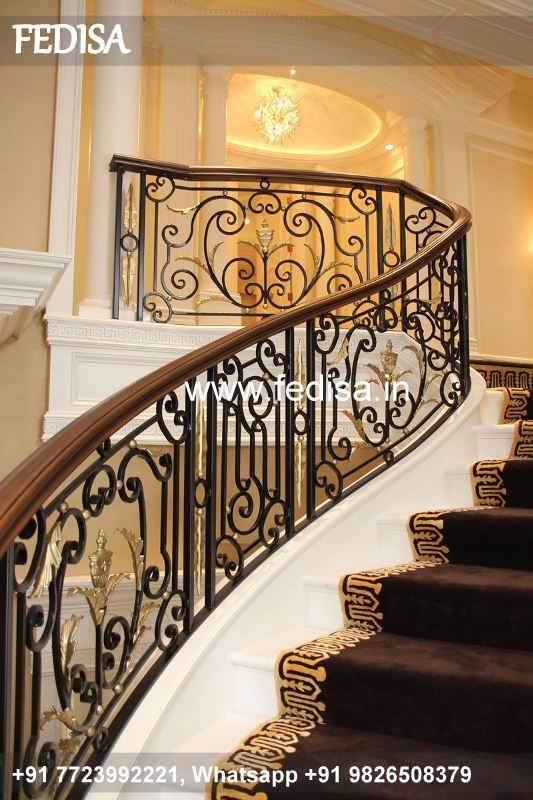Classic Stair Design For Small House Ghar Ka Railing Design Open Stairs In House