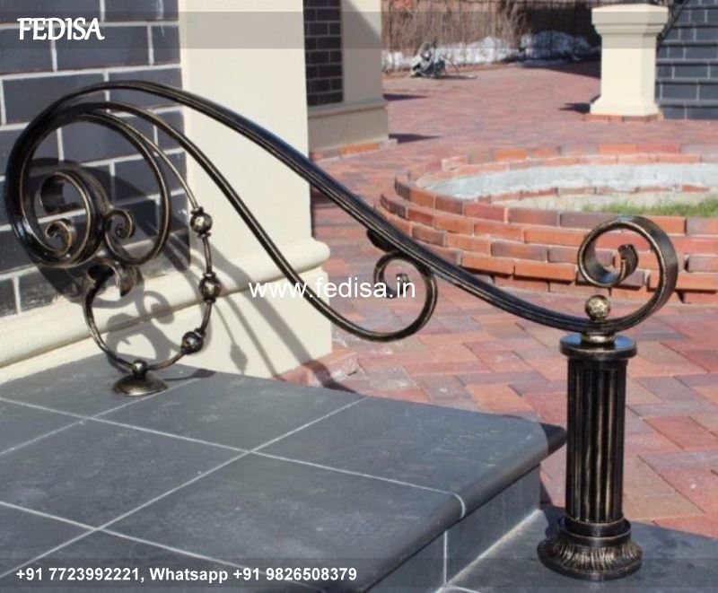 Classic Front Stairs Designs With Landings Glass Balcony Design Price Outside Steel Staircase Design