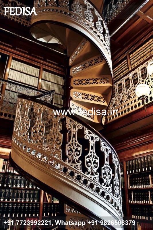 Classic Stair Tower Design Design Of Terrace Railing Railing Boundary Design