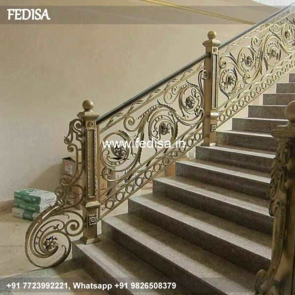 Luxury Modern Wood Stair Railing House Katheda Design Railing Design For Ladder