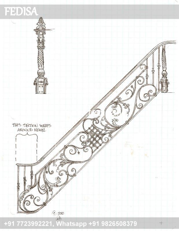 Luxury Granite Design For Stairs Butterfly Railing Design Railing Design In Pipe