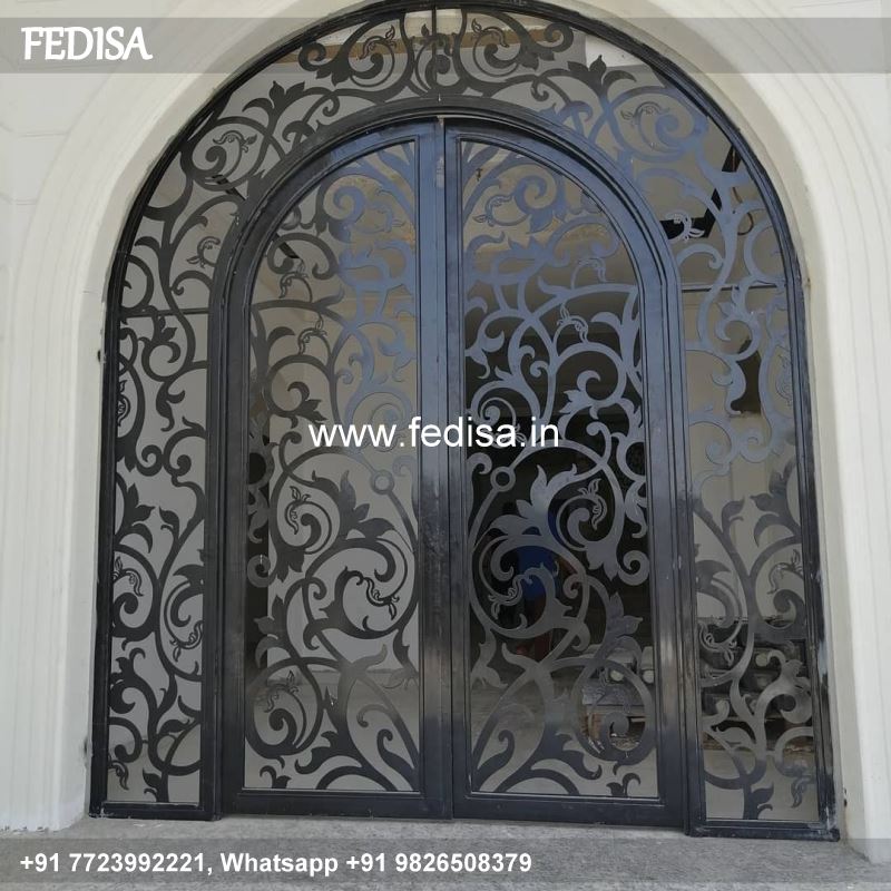 Classic Round Sidhi Design Steel Pipe Railing Design Balcony Railing Jeene Ki